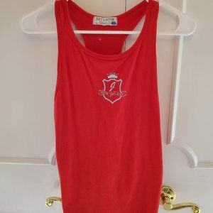 RARE VINTAGE Juicy Couture Vintage Red Halter Tank Top Girls XL 1